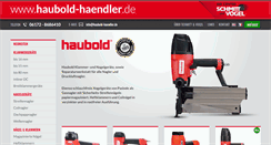 Desktop Screenshot of haubold-haendler.de